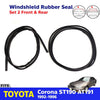 Windshield Moulding Rubber F+R Set 2 Fits Toyota Corona ST190 AT190 1992-96 D08