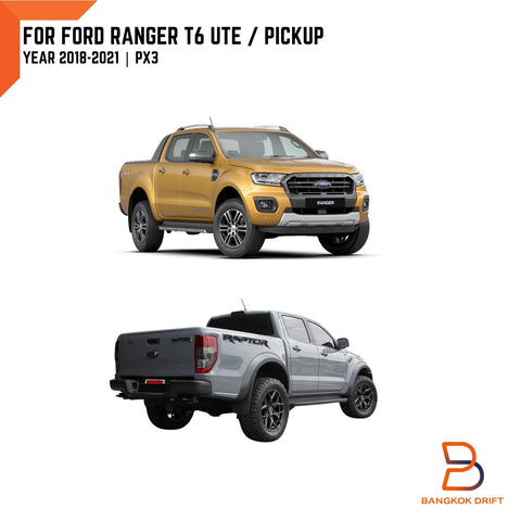 Ford Ranger Ute Black Raptor Bonnet Side Decal Sticker (2018-2021)