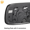 Honda Accord Left Side Heated White Mirror Glass (2011-2013)