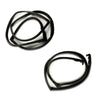 Weatherstrip Rear Door Rubber Seal Pair Fits 1976-1980 Toyota Land Cruiser FJ40