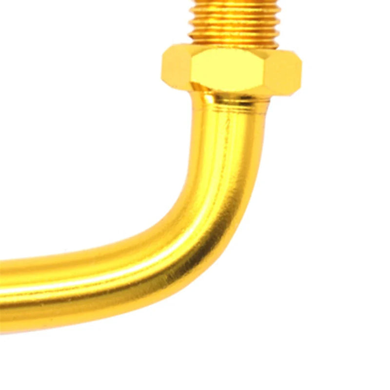 Universal Motorcycle - Gold 90 Degree Throttle Cable Adjuster