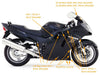 Honda CBR 1100XX Blackbird Full Stainless Fairing Bolts & Screen Kit (1997–2007)