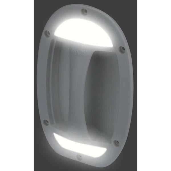 Caravan LED Light Handle 12V Black Waterproof Low Profile Cool White