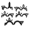 GM Mazda - Black 125 x Car Wiring Harness Fastener Clips