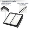 Hyundai Elantra (2007-2010) - 1 x Quality Replacement Engine Air Filter