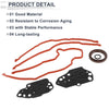 Ford Lincoln 5.4L Engine Timing Cover Gasket Seal Set (2004-2010)