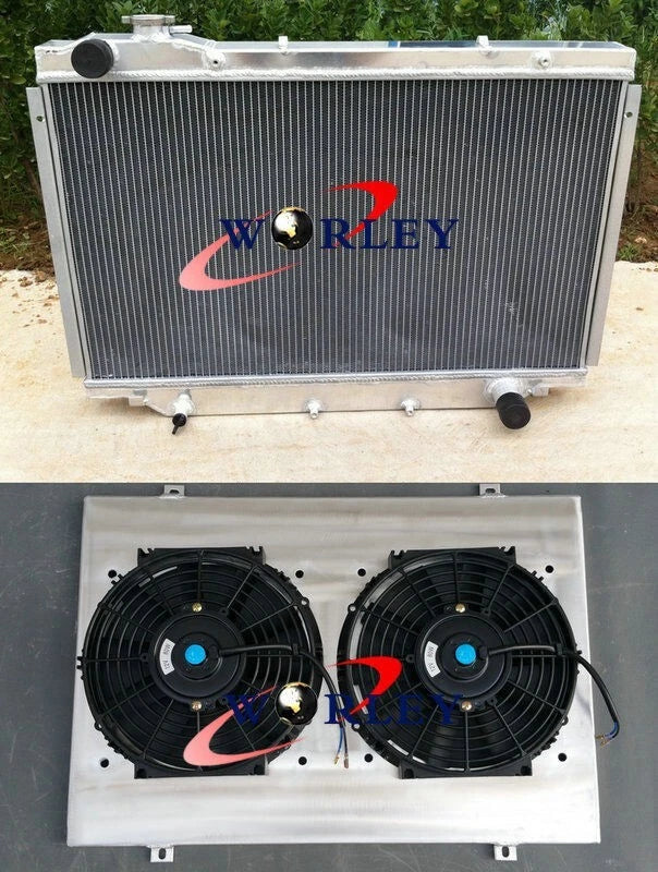 Toyota Land Cruiser 80 Series Aluminum Radiator, Shroud & Fans (1990-1997)