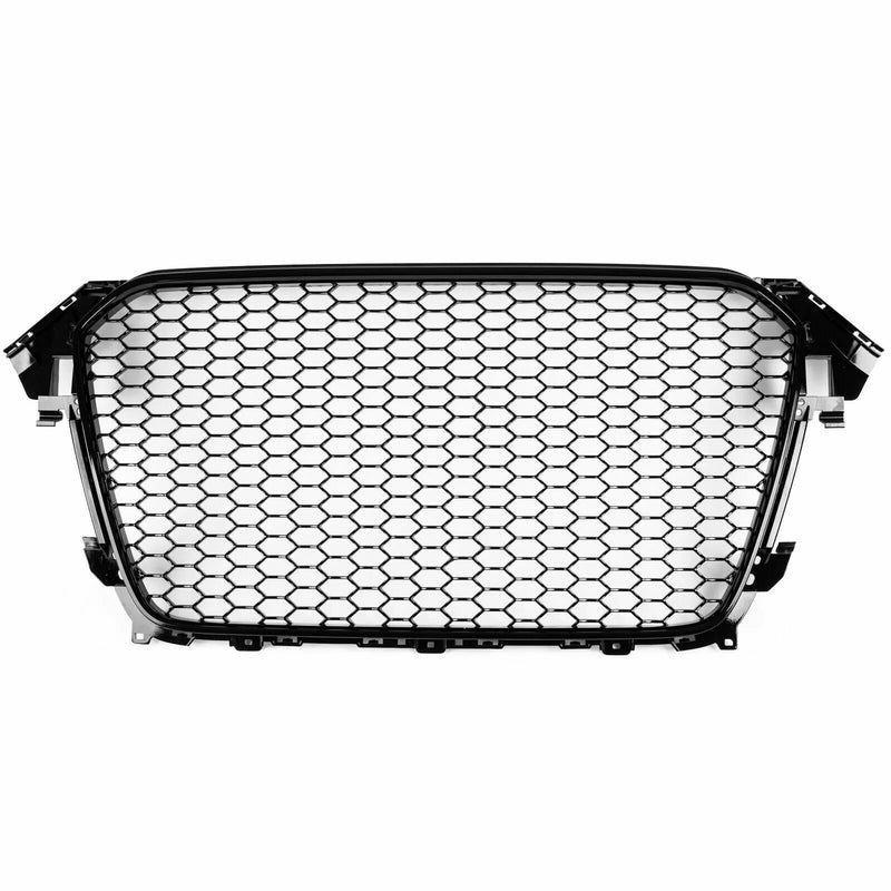Audi A4 S4 B8.5 2013-2016 - Gloss Black Mesh Grille