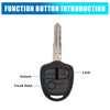 Mitsubishi Lancer 3 Button Key Fob Remote Control Case