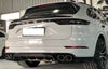Porsche Cayenne Coupe (2018-2022) Carbon Fiber Rear Boot Spoiler Lip