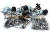 Honda Deauville NT700 Tête de fourche & pare-brise Inox Boulons Complet (2006–2013)
