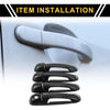 Dodge Ram 1500 Carbon Fiber Pattern 4pcs Exterior Door Handle Cover