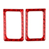 Nissan GTR R35 Red Interior Door Lock Pins Frame Cover Trim (2008-2020)