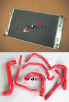 Holden Commodore VY V8 5.7 LS1 Aluminum Radiator + Black Hose (2002-2004)