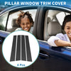 Toyota Highlander 4 Pcs Door Pillar Window Trim (2014-2023)