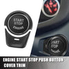 BMW 2 Series, 3 Series, X1-X5 Black Start Stop Button Cover Sticker Kit