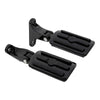 Harley Street Glide Black Rear Passenger Footpegs (1993-2025)