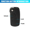 Ford Ka (2008-2016) - 1 x Shell Remote Control Key Fob Case