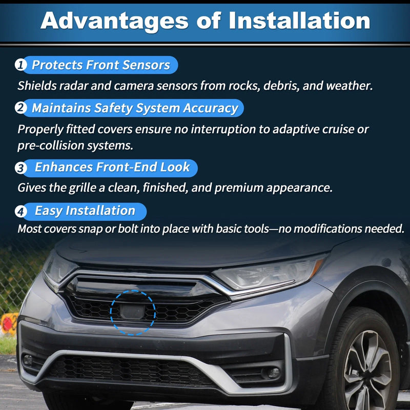 Honda CR-V Front Grille Wave Radar Sensor Cover (2020-2022)