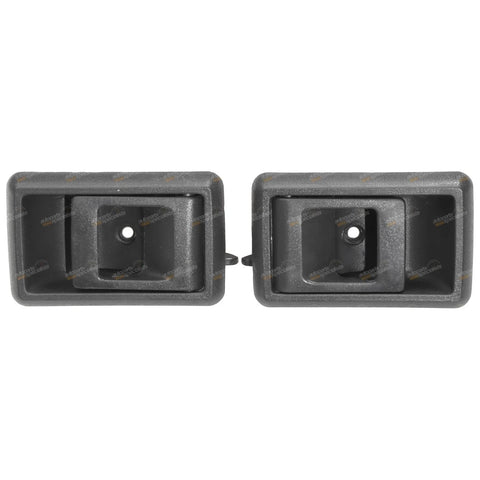 LH+RH Inner Grey Door Handles / Pair / Toyota Hilux 4Runner Surf (1988–1997)