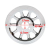 Harley Softail Fat Boy Chrome Outer Rear Pulley Cover Insert (07-17)