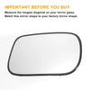 Honda Civic Right Side Heated White Mirror Glass (2001-2005)