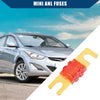 Car Motorcycle Boat Gold Tone Red 10 x 50A Mini ANL Fuses