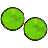 Honda Kawasaki 2 x Round Motorcycle Front Fork Reflectors