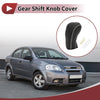 Chevrolet Cruze Gear Shift Knob Cover Black Beige Faux Leather (2011-2015)