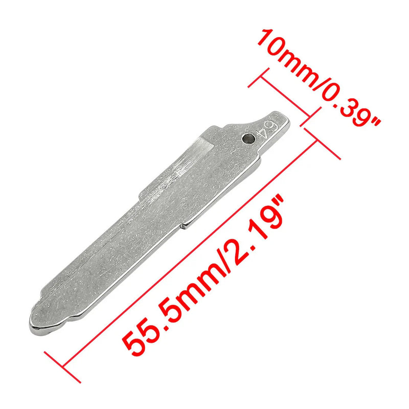 Mazda 6 5 x Metal Uncut Blank Blade Emergency Key (2003-2008)