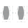 Hilux 4x4 KUN25 KUN26 GGN25 Brake Pads 2 Front Slotted Disc Rotor