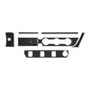 Toyota Tacoma Carbon Fiber Center Console Control Button Cover Trim (2016-2023)