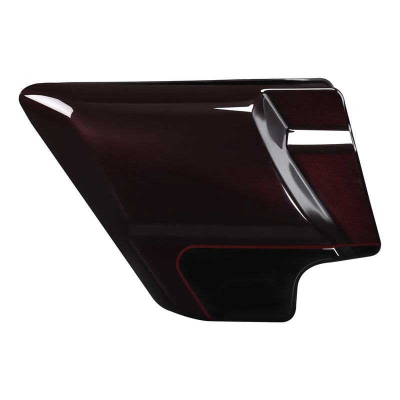 Harley Touring 2009-2023 Midnight Crimson / Vivid Black Battery Side Covers