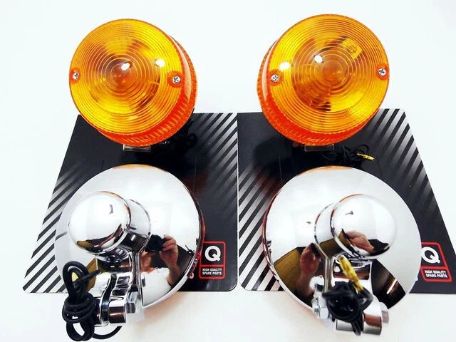 KAWASAKI S1 72-75  LEFT RIGHT TURN SIGNAL INDICATOR BLINKER ASSEMBLY