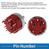 Porsche 911 (1999-2004) - Dimmer Switch, Red Headlight Switch