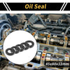 Oil Seal / 5 Pcs 45x80x12mm / Rotary Shaft Seal NBR Rubber