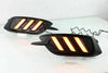 Honda Civic Sedan Rear Bumper Cover LED Fog Lights (2016-2018)