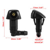 Honda Civic 4pcs Windshield Wiper Washer Nozzles (2006-2011)