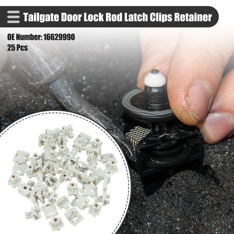 Chevrolet 25 Pcs Tailgate Door Lock Rod Latch Clips Retainer