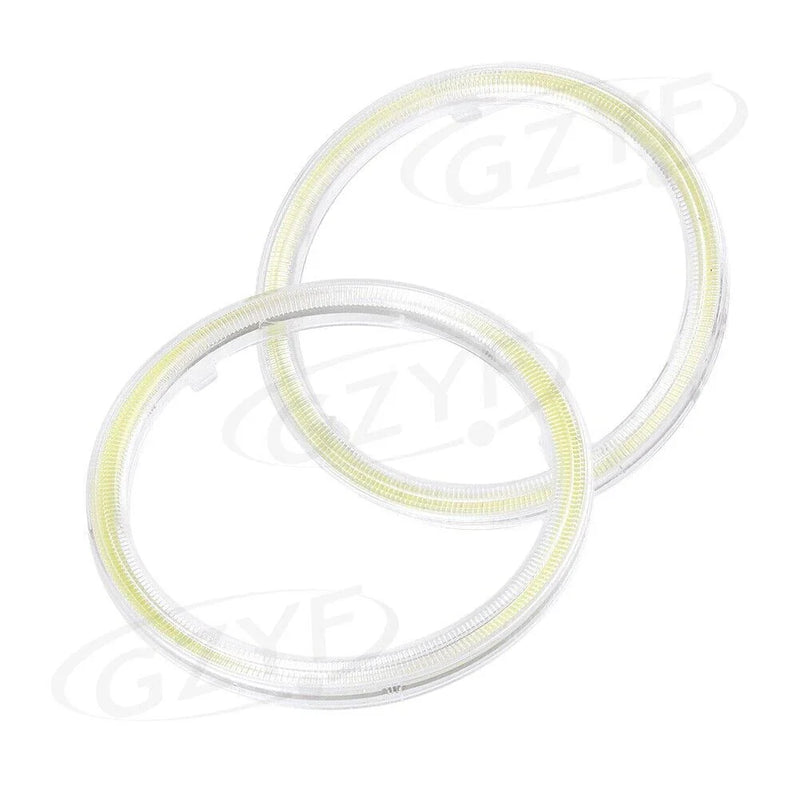 Car Headlights 2 x 100mm 12V-24V Angel Eyes COB Halo Ring Lights