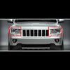 Jeep Grand Cherokee 2 x Headlight Glass Cover Lenses (2011-2013)