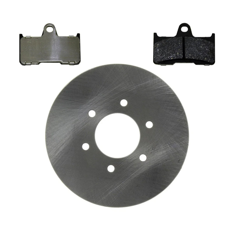 Yamaha Grizzly 660 Rear Disc Brake Rotor & Semi-Metallic Pads (2002–2008)