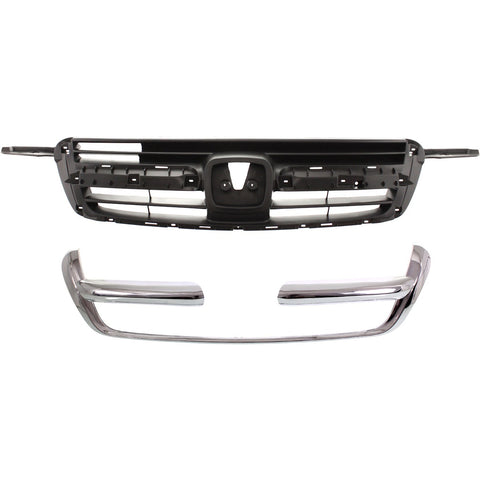 Grille Assembly Kit For 2002-2004 Honda CR-V HO1200159