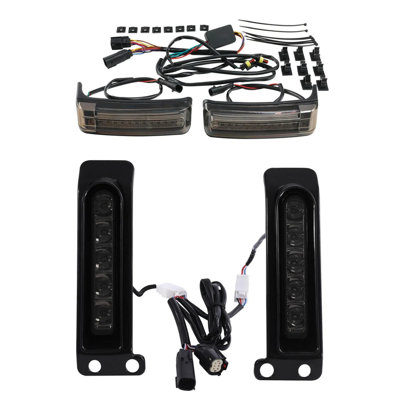 Harley Touring LED Inserts Brake Run Turn Signal Lights (2014-2024)