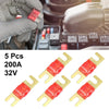 Car Truck Motorcycle Boat Audio 5 x 200A AFS Mini ANL Fuses