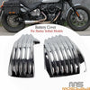 Harley Low Rider ST Softail FXLRST FXBB 114 FXBBS FXST Ribbed Battery Covers (2022-2023)