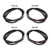 Door Rubber Seal Weatherstrip Set 4 Fits Honda Civic EC ED EE EF SED 1988-91 D06