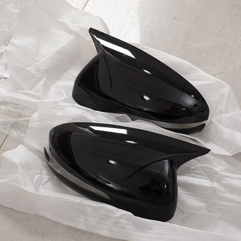 Kia Optima K5 (2011-2015) 2 x Gloss Black Rear Side Mirror Cover Caps