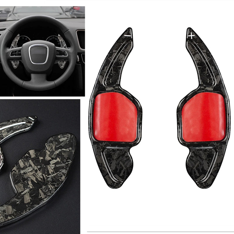 Audi RS6 A4L A6L 2 x Forged Carbon Fiber Paddle Extensions (2013-2023)