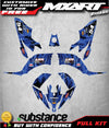 Yamaha Raptor 250 Graphics Kit Decals (2008-2013)